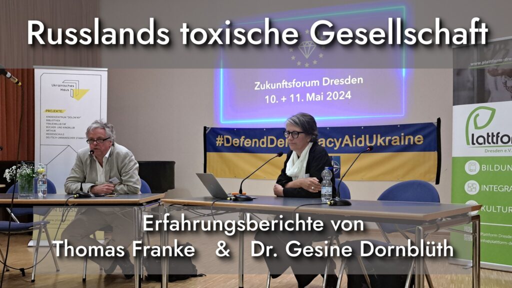 Gesine Dornblüth, Thomas Franke, Russlands toxische Gesellschaft